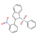 1H-Indole, 2-(2-nitrophenyl)-1-(phenylsulfonyl)-