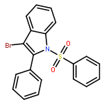 1H-Indole, 3-bromo-2-phenyl-1-(phenylsulfonyl)-