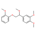 Benzene, 1,2-dimethoxy-4-[1-methoxy-2-(2-methoxyphenoxy)ethyl]-