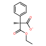 (2S)-3-ethoxy-2-methyl-3-oxo-2-phenylpropanoate