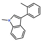 1H-Indole, 1-methyl-3-(2-methylphenyl)-