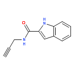 1H-Indole-2-carboxamide, N-2-propynyl-