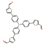 2-THIOPHENECARBOXALDEHYDE, 5,5',5''-(NITRILOTRI-4,1-PHENYLENE)TRIS-