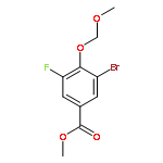 Benzoic acid, 3-bromo-5-fluoro-4-(methoxymethoxy)-, methyl ester