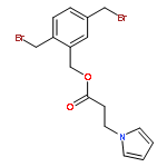 1H-Pyrrole-1-propanoic acid, [2,5-bis(bromomethyl)phenyl]methyl ester