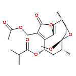 (4S,6R,7S,10R,E)-3-(acetoxymethyl)-7-methoxy-6,10-dimethyl-2-oxo-2,4,5,6,7,8,9,10-octahydro-7,10-epoxycyclodeca[b]furan-4-yl methacrylate