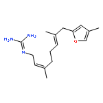 2-[(2E,6E)-3,7-dimethyl-8-(4-methylfuran-2-yl)octa-2,6-dien-1-yl]guanidine