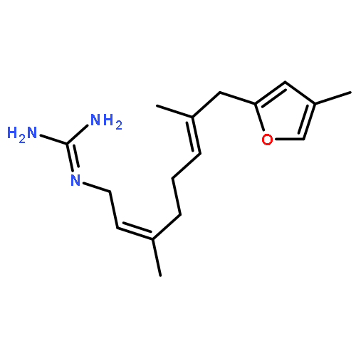 2-[(2E,6E)-3,7-dimethyl-8-(4-methylfuran-2-yl)octa-2,6-dien-1-yl]guanidine