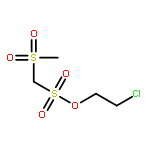 Methanesulfonic acid,1-(methylsulfonyl)-, 2-chloroethyl ester