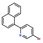 Pyridine, 5-bromo-2-(1-naphthalenyl)-