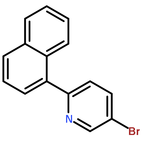 Pyridine, 5-bromo-2-(1-naphthalenyl)-