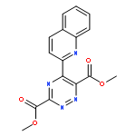 1,2,4-Triazine-3,6-dicarboxylic acid, 5-(2-quinolinyl)-, dimethyl ester