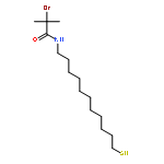 Propanamide, 2-bromo-N-(11-mercaptoundecyl)-2-methyl-