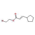 2-Propenoic acid, 3-cyclopentyl-, 2-bromoethyl ester, (2Z)-