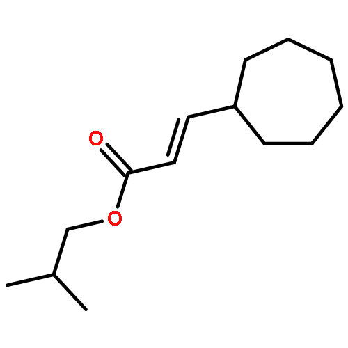 2-Propenoic acid, 3-cycloheptyl-, 2-methylpropyl ester, (2E)-