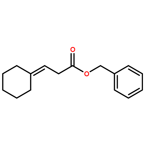 Propanoic acid, 3-cyclohexylidene-, phenylmethyl ester