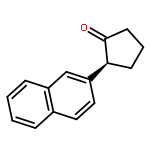 CYCLOPENTANONE, 2-(2-NAPHTHALENYL)-, (2S)-