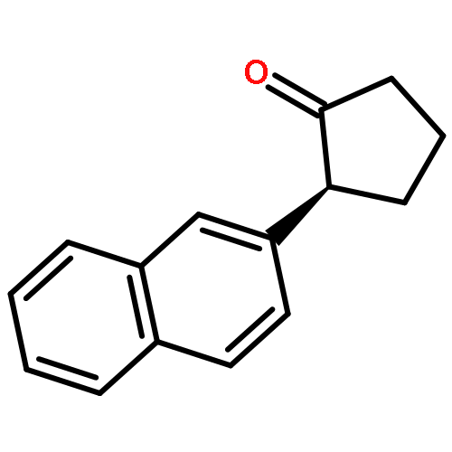 CYCLOPENTANONE, 2-(2-NAPHTHALENYL)-, (2S)-