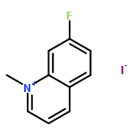 QUINOLINIUM, 7-FLUORO-1-METHYL-, IODIDE