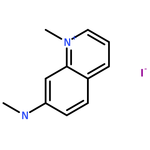 Quinolinium, 1-methyl-7-(methylamino)-, iodide