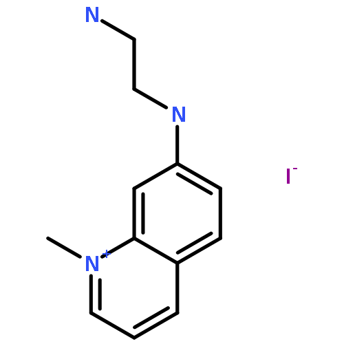 QUINOLINIUM, 7-[(2-AMINOETHYL)AMINO]-1-METHYL-, IODIDE