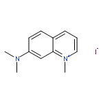 QUINOLINIUM, 7-(DIMETHYLAMINO)-1-METHYL-, IODIDE