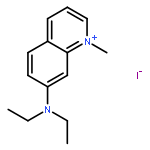 QUINOLINIUM, 7-(DIETHYLAMINO)-1-METHYL-, IODIDE