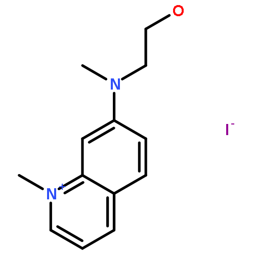 QUINOLINIUM, 7-[(2-HYDROXYETHYL)METHYLAMINO]-1-METHYL-, IODIDE