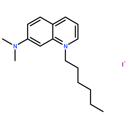 QUINOLINIUM, 7-(DIMETHYLAMINO)-1-HEXYL-, IODIDE