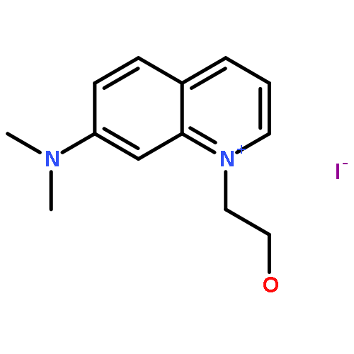 QUINOLINIUM, 7-(DIMETHYLAMINO)-1-(2-HYDROXYETHYL)-, IODIDE