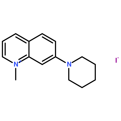 QUINOLINIUM, 1-METHYL-7-(1-PIPERIDINYL)-, IODIDE