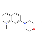 Quinolinium, 1-methyl-7-(4-morpholinyl)-, iodide