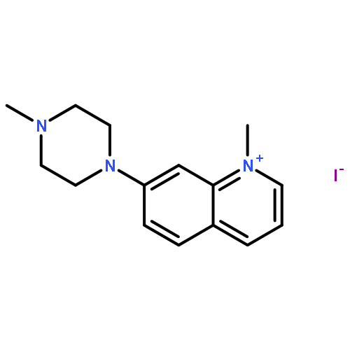 Quinolinium, 1-methyl-7-(4-methyl-1-piperazinyl)-, iodide