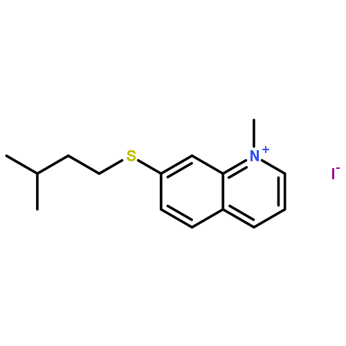 QUINOLINIUM, 1-METHYL-7-[(3-METHYLBUTYL)THIO]-, IODIDE