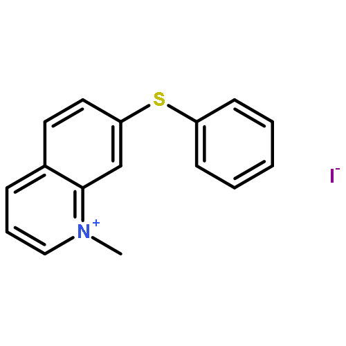 QUINOLINIUM, 1-METHYL-7-(PHENYLTHIO)-, IODIDE