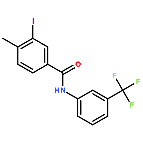 Benzamide, 3-iodo-4-methyl-N-[3-(trifluoromethyl)phenyl]-