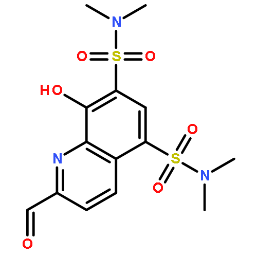 5,7-Quinolinedisulfonamide, 2-formyl-8-hydroxy-N,N,N',N'-tetramethyl-