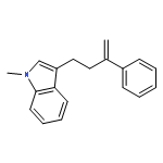 1H-INDOLE, 1-METHYL-3-(3-PHENYL-3-BUTENYL)-