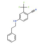 BENZONITRILE, 4-[(2-PHENYLETHYL)AMINO]-2-(TRIFLUOROMETHYL)-