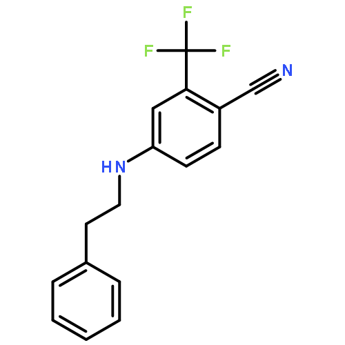 BENZONITRILE, 4-[(2-PHENYLETHYL)AMINO]-2-(TRIFLUOROMETHYL)-