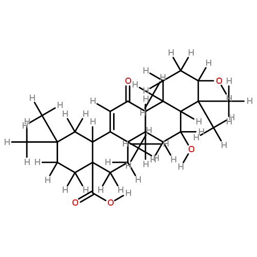 3beta,6beta-dihydroxy-11-oxo-olean-12-en-28-oic acid