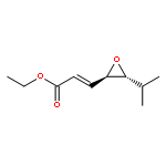 2-Propenoic acid, 3-[(2R,3R)-3-(1-methylethyl)oxiranyl]-, ethyl ester