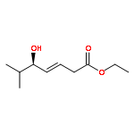 3-HEPTENOIC ACID, 5-HYDROXY-6-METHYL-, ETHYL ESTER, (5R)-