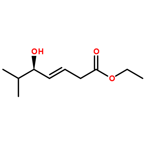 3-HEPTENOIC ACID, 5-HYDROXY-6-METHYL-, ETHYL ESTER, (5R)-