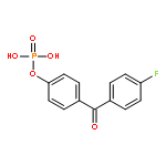 METHANONE, (4-FLUOROPHENYL)[4-(PHOSPHONOOXY)PHENYL]-