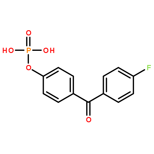 METHANONE, (4-FLUOROPHENYL)[4-(PHOSPHONOOXY)PHENYL]-