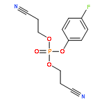 PHOSPHORIC ACID, BIS(2-CYANOETHYL) 4-FLUOROPHENYL ESTER