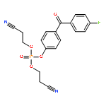 Phosphoric acid, bis(2-cyanoethyl) 4-(4-fluorobenzoyl)phenyl ester