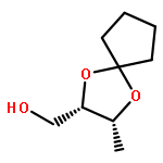 1,4-Dioxaspiro[4.4]nonane-2-methanol, 3-methyl-, (2S-cis)-