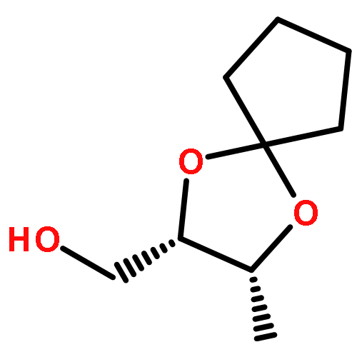 1,4-Dioxaspiro[4.4]nonane-2-methanol, 3-methyl-, (2S-cis)-